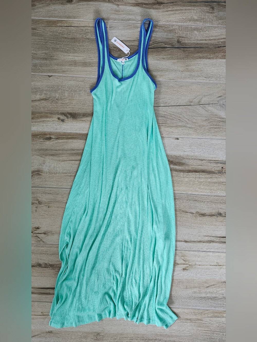 Sundry Ringer Side-Slit Dress Size (0) OVERSIZED